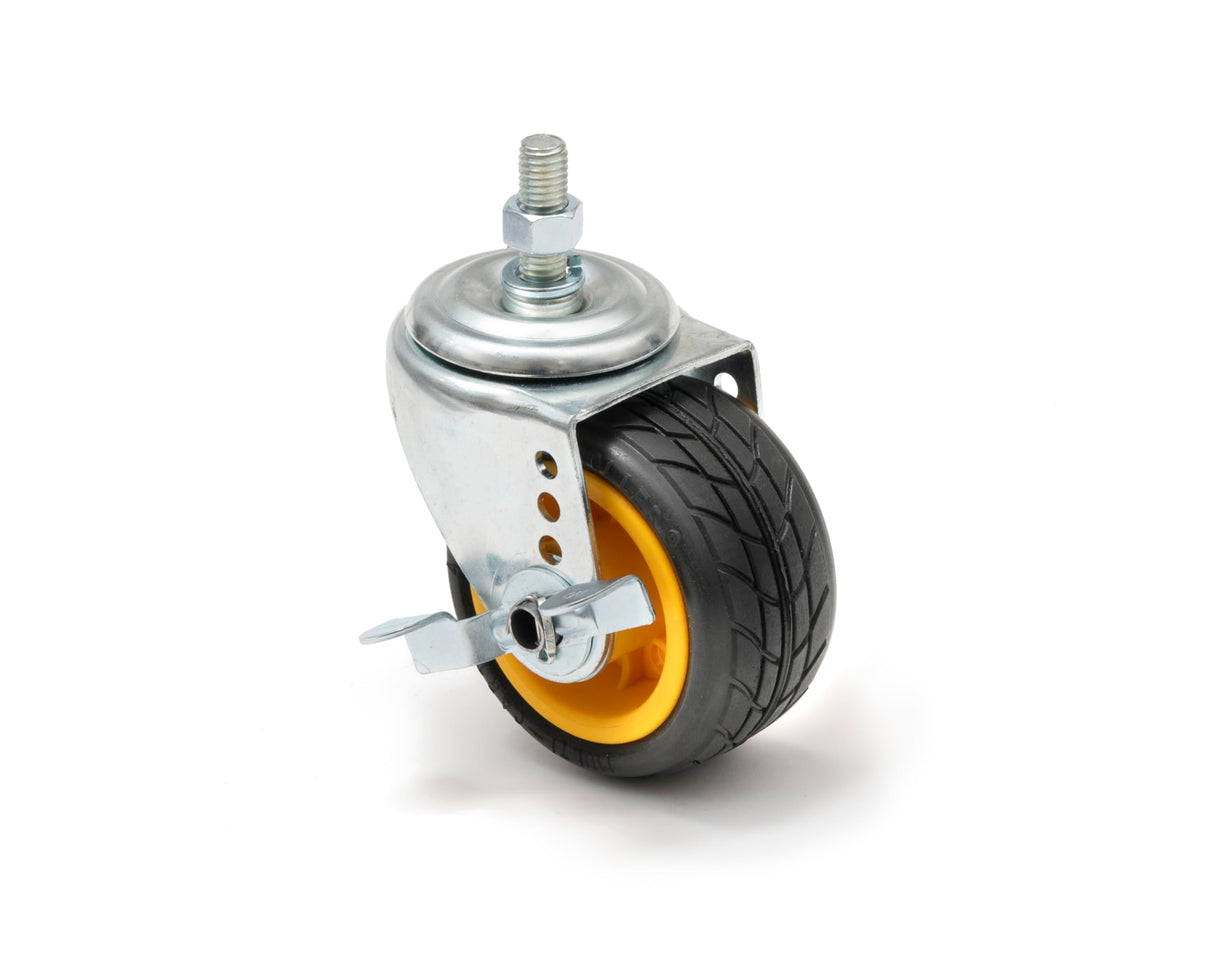 RockNRoller RCSTR4X2 4 x 2 Ground Glider Wide Caster with Brake Upgrade for R2 2-Pack