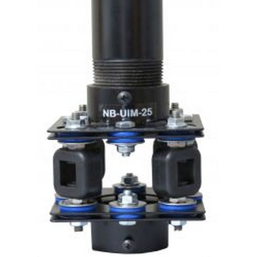 Nigel B Design NB-UIM-25 Anti-Vibration Isolation Adapter for Pole Mounted Projectors 21-32 lbs Black