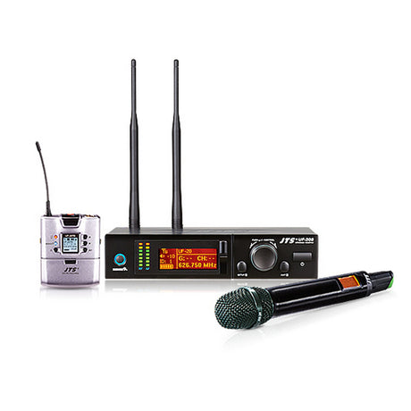 JTS UF-20S UHF Single Channel Wideband True Diversity Wireless Receiver