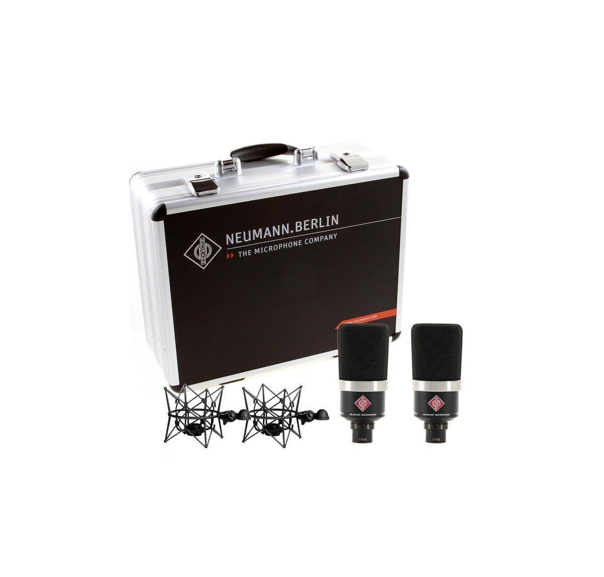 Neumann TLM 103 MT ANNIVERSARY ST Stereo Pair of TLM103MT and EA1MT with Aluminum Case Matte Black