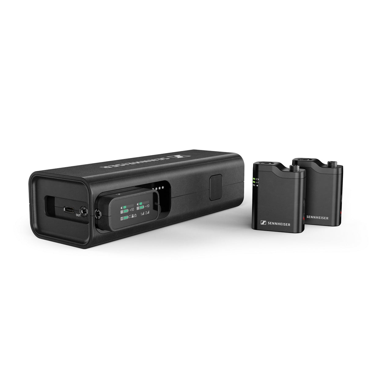 Sennheiser Profile Wireless 2-Channel All-In-One Clip-On and Handheld Microphone System 2.4 GHz