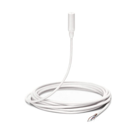 Shure TL48W/O TwinPlex Omnidirectional Subminiature Lavalier Microphone White with Bare Wire and Accessories