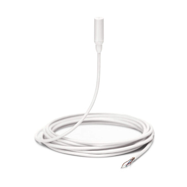 Shure TL48W/O TwinPlex Omnidirectional Subminiature Lavalier Microphone White with Bare Wire and Accessories