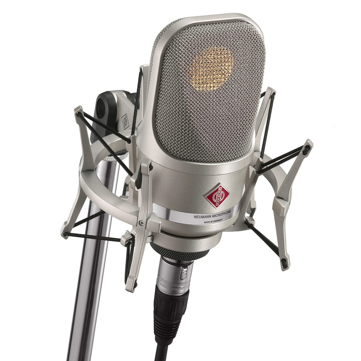 Neumann TLM 107 Studio Set Multi-Pattern Condenser Microphone with Shockmount Nickel