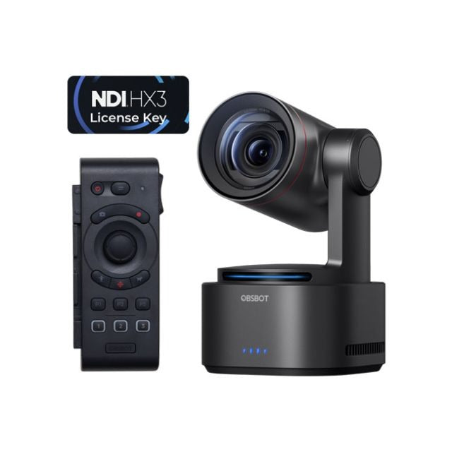 OBSBOT Tail 2 AI-Powered PTZR 4K Live Production Camera Remote Combo