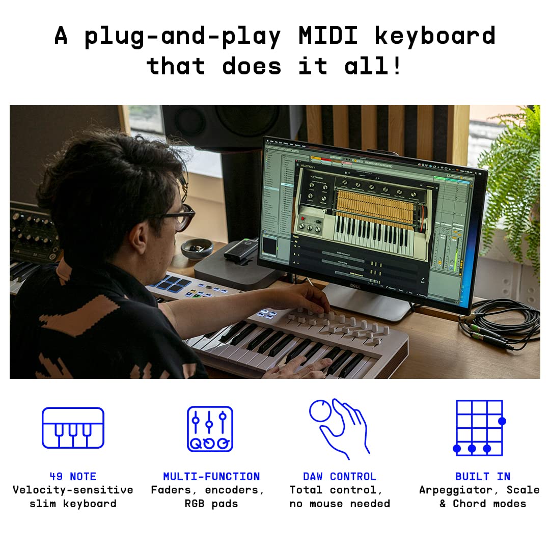Arturia KeyLab Essential 49 mk3 49-Note MIDI Keyboard Controller (Used) - used