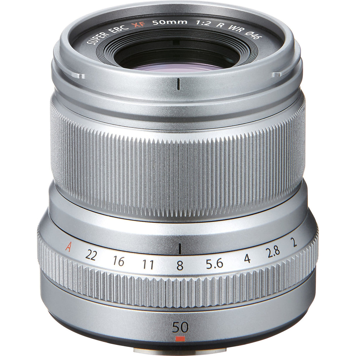 Fujifilm XF50mmF2 R WR Lens Silver