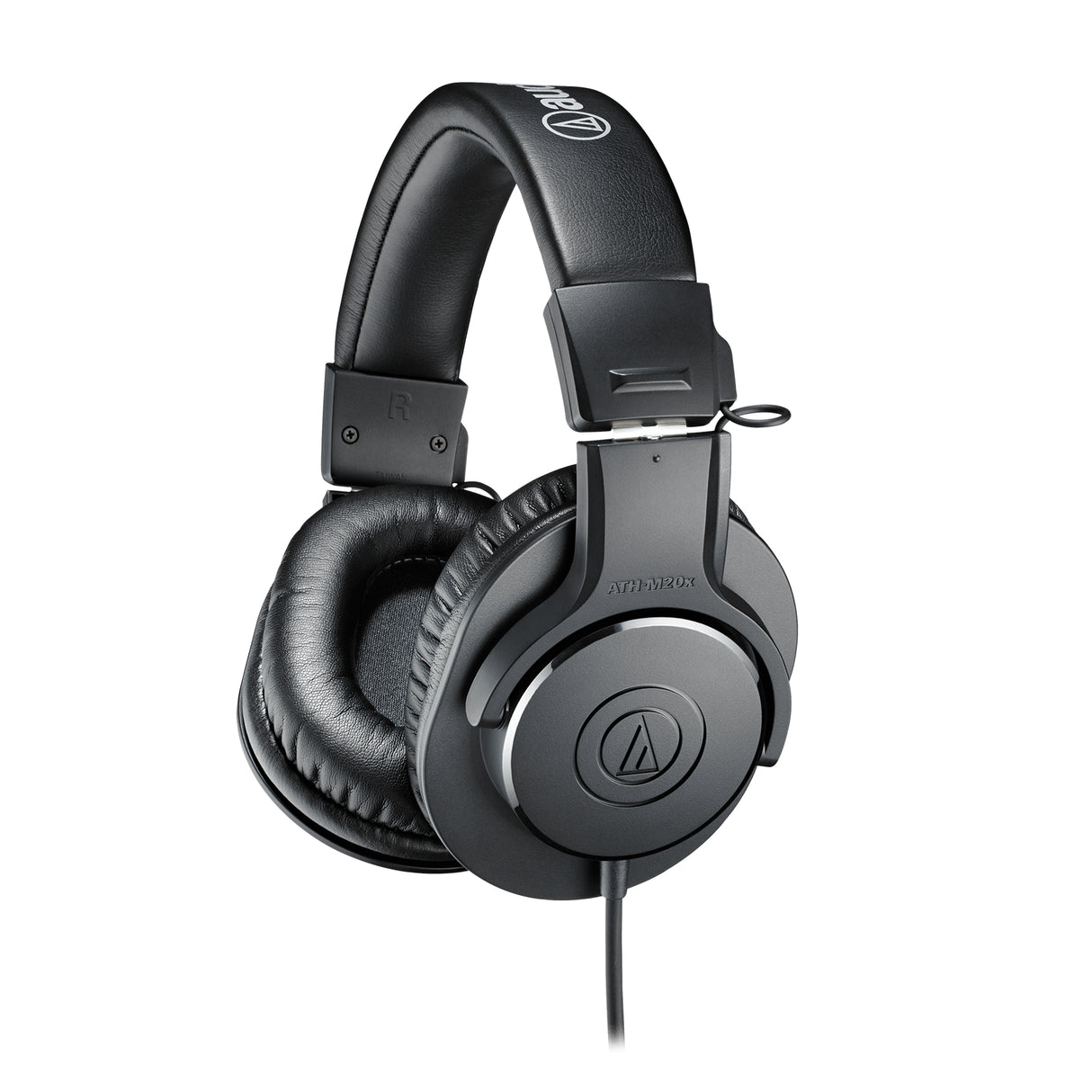 Audio Technica ATH-M20x Closed Back Over Ear Professional Monitor Headphones Black - Black