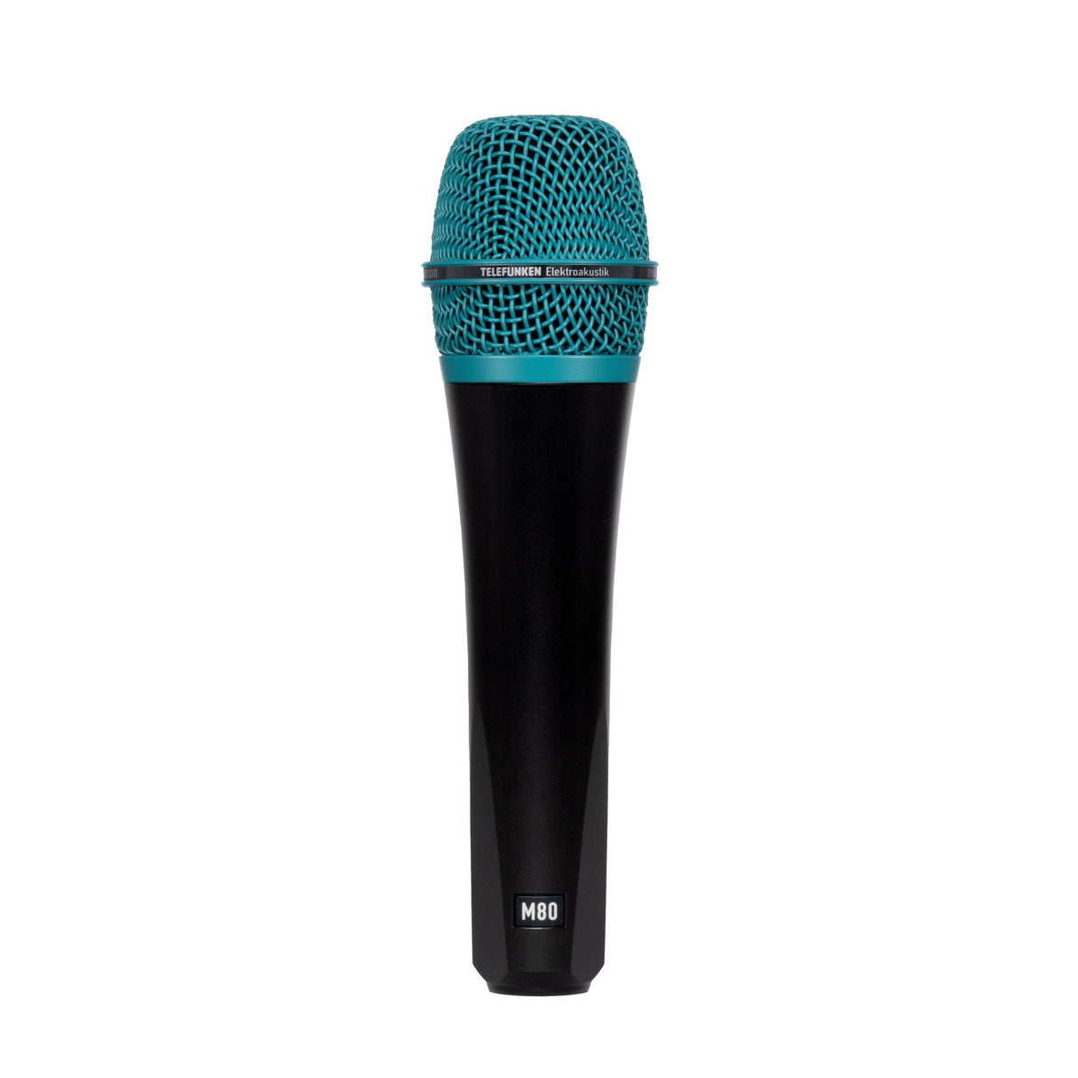 Telefunken M80 Supercardioid Handheld Dynamic Microphone Black with Turquoise Grille
