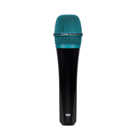 Telefunken M80 Supercardioid Handheld Dynamic Microphone Black with Turquoise Grille