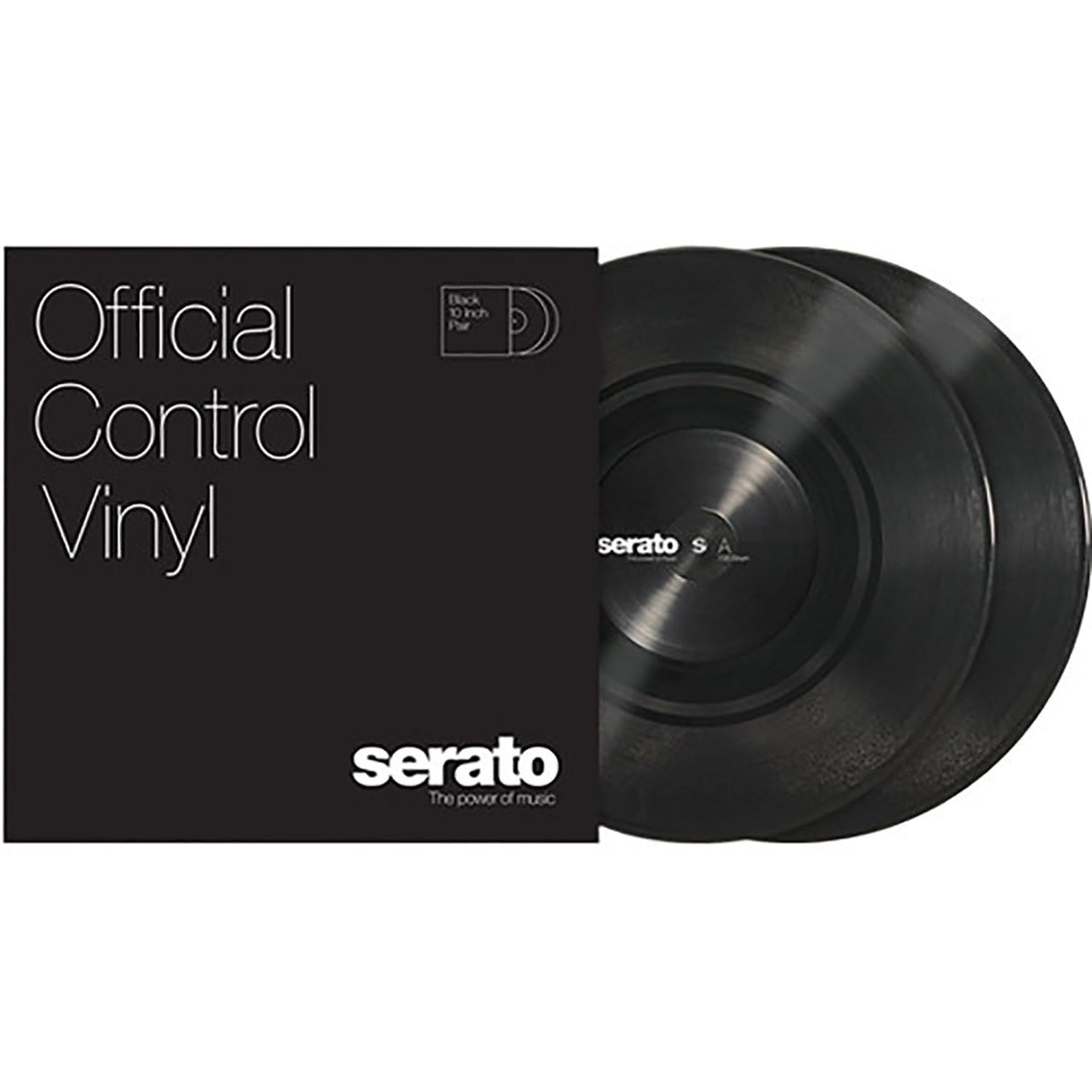 Serato 7-Inch Control Vinyl Black Pair