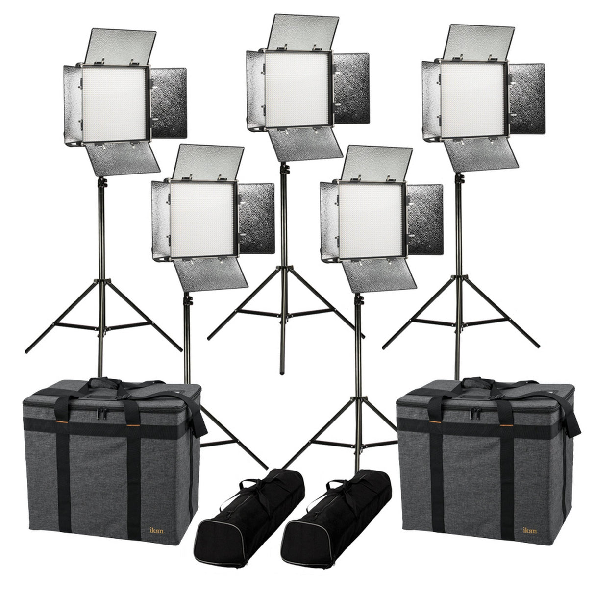 Ikan RB10-5PT-KIT Rayden Bi-Color 5-Point LED Light Kit with 5 RB10