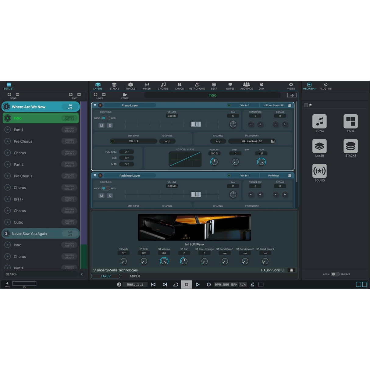 Steinberg VST Live Pro 2 All-In-One Live Performance Stage Production Software Competitive Crossgrade