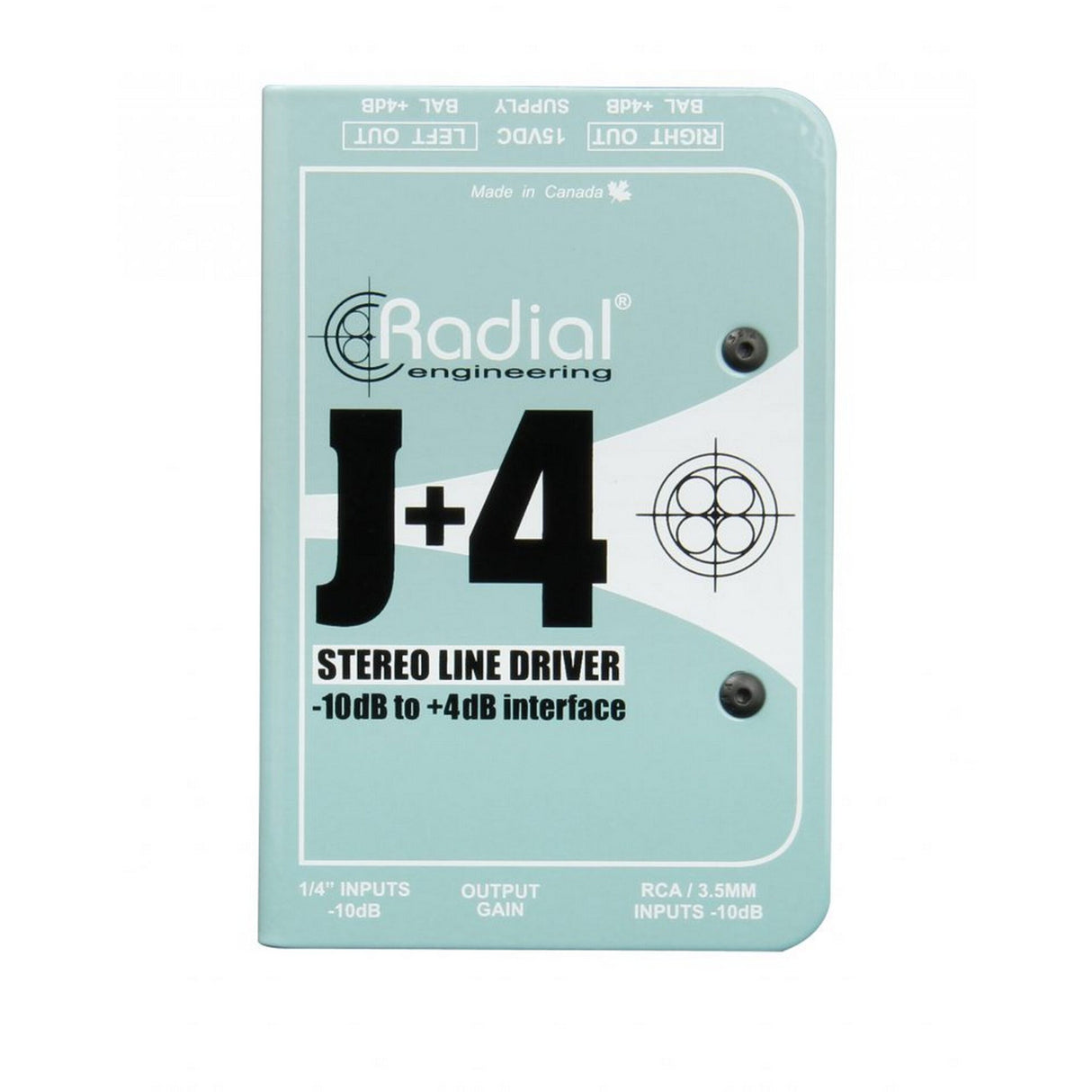 Radial J + 4 Stereo Preamp Line Driver