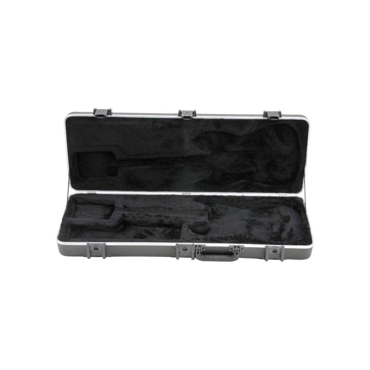 SKB 1SKB-66PRO Pro Rectangular Stratocaster/Telecaster Style Electric Guitar Case - accessories