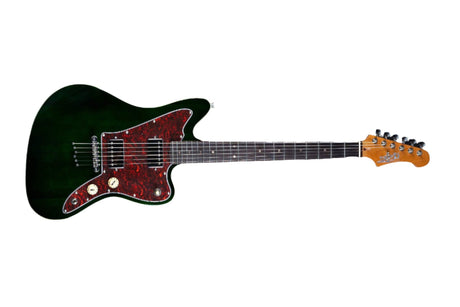 JET Guitars JJ-350 GR R Green Basswood Body Electric Guitar - guitar