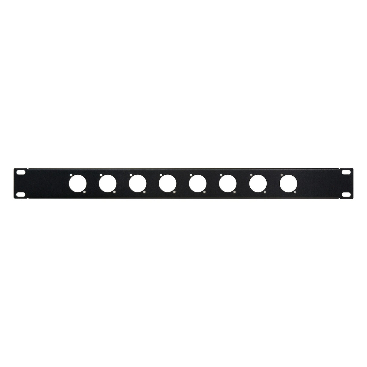 My Custom Shop 8X 8-Port Unloaded D-Series XLR Rack Panel 1RU