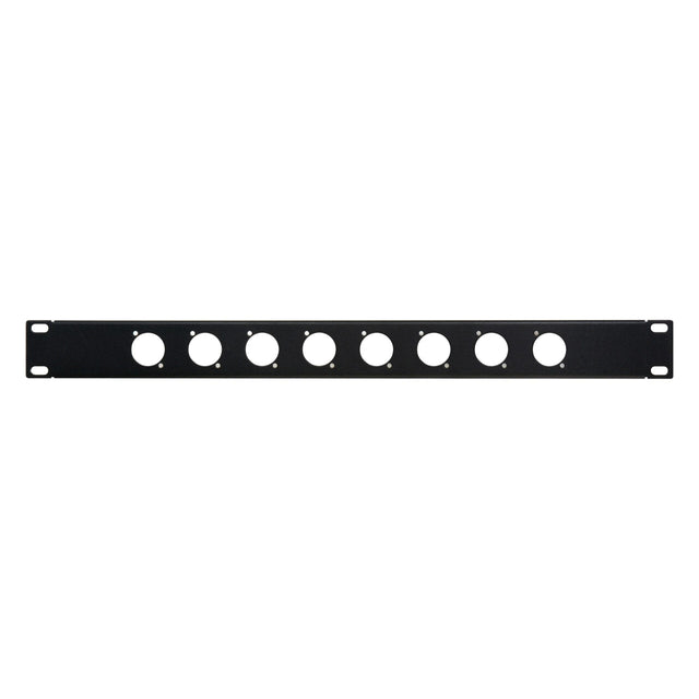 My Custom Shop 8X 8-Port Unloaded D-Series XLR Rack Panel 1RU