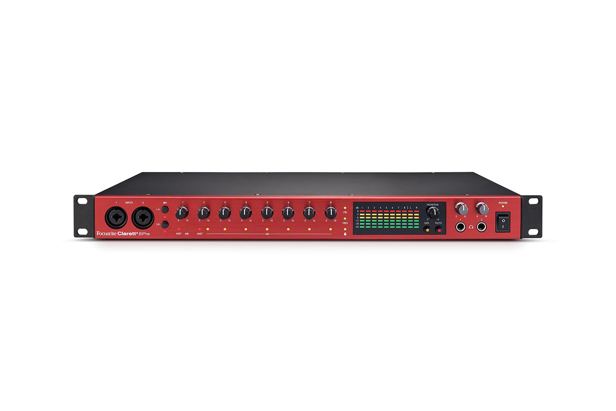 Focusrite Clarett + 8Pre 18-In/20-Out Audio Interface