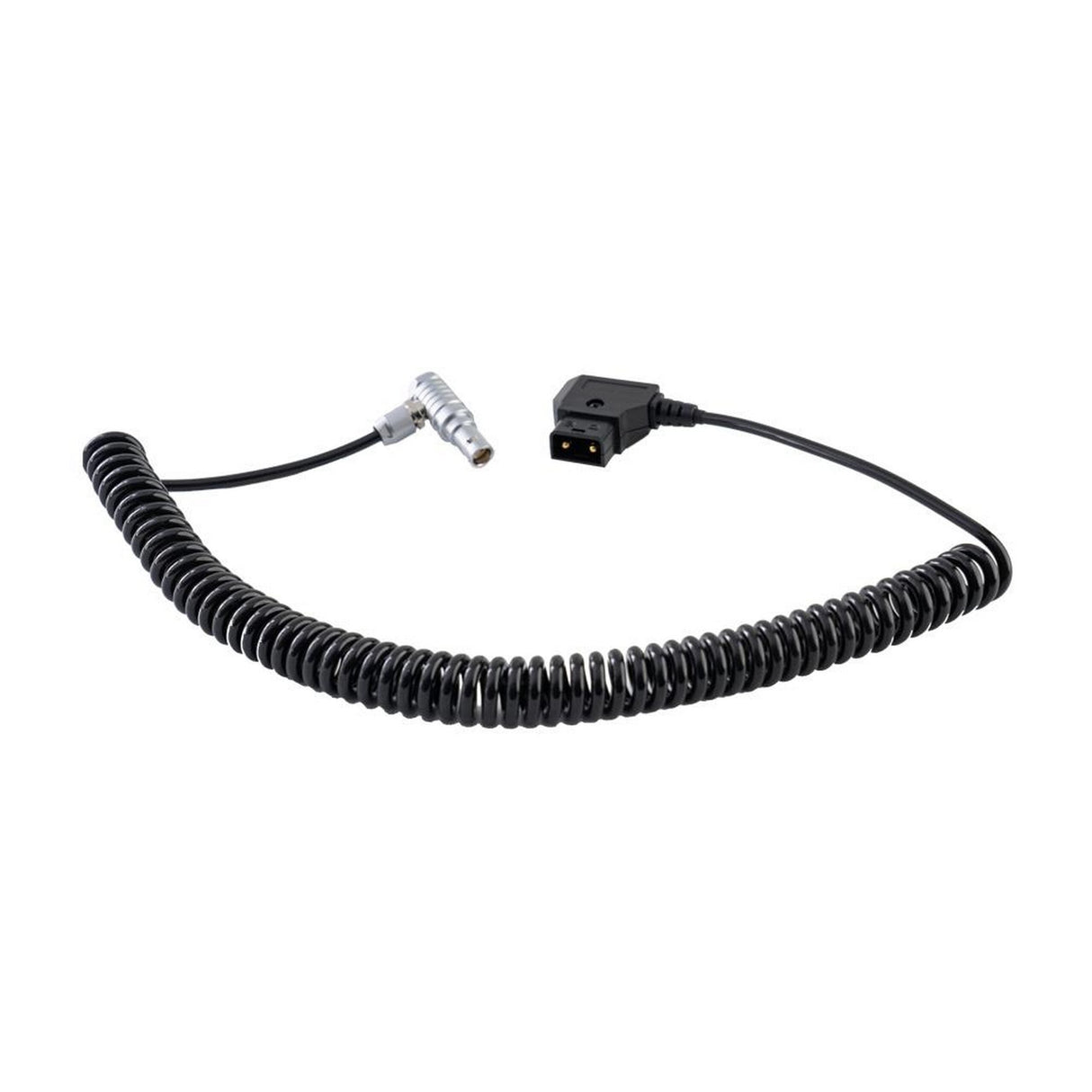 IndiPRO CDTRDK Coiled D-Tap to 2-Pin LEMO-Type Power Cable for RED KOMODO 12-36-Inch
