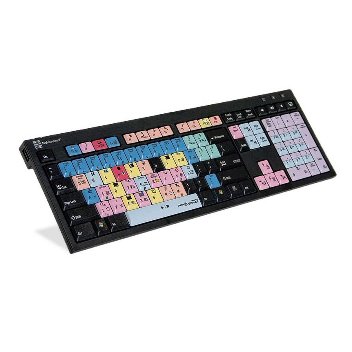 Logickeyboard Sonar PC Nero Slim Line Keyboard