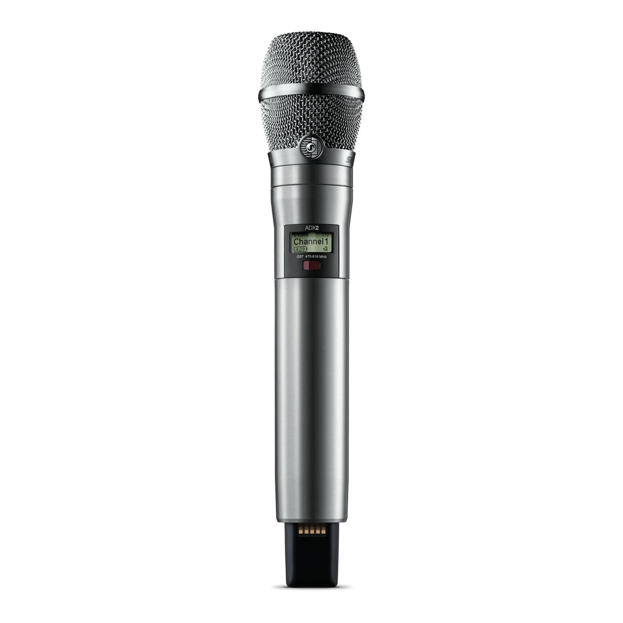 Shure ADX2/K11 Digital Handheld Wireless Microphone Transmitter - Nickel