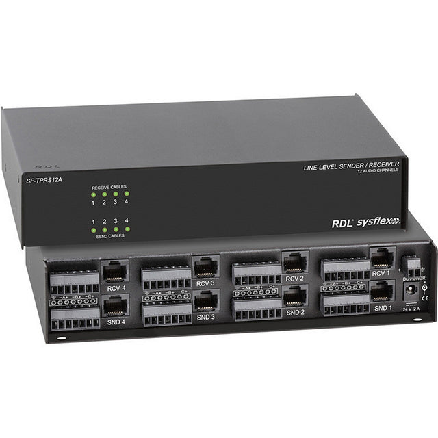 RDL SF-TPRS12A Twisted Pair Format-A Line-Level Sender and Receiver