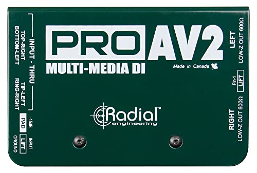 Radial ProAV2 Two Channel Passive Direct Injection Box (Used) - used