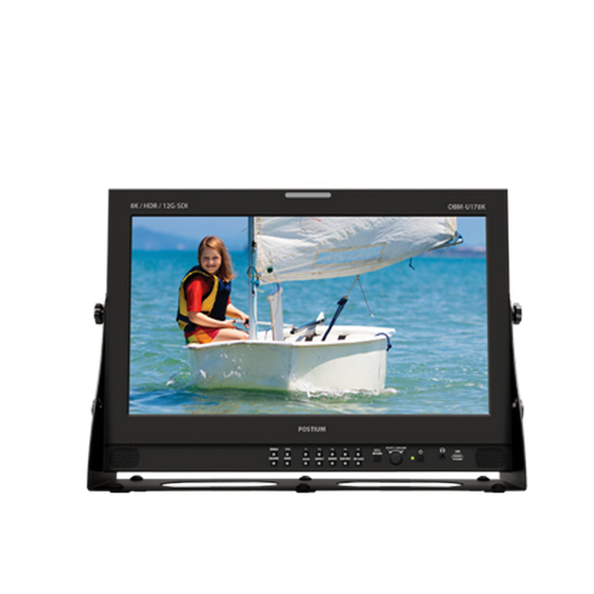 Postium OBM-U178K 17.3-Inch HDR 8K 12G-SDI/3G-SDI Monitor