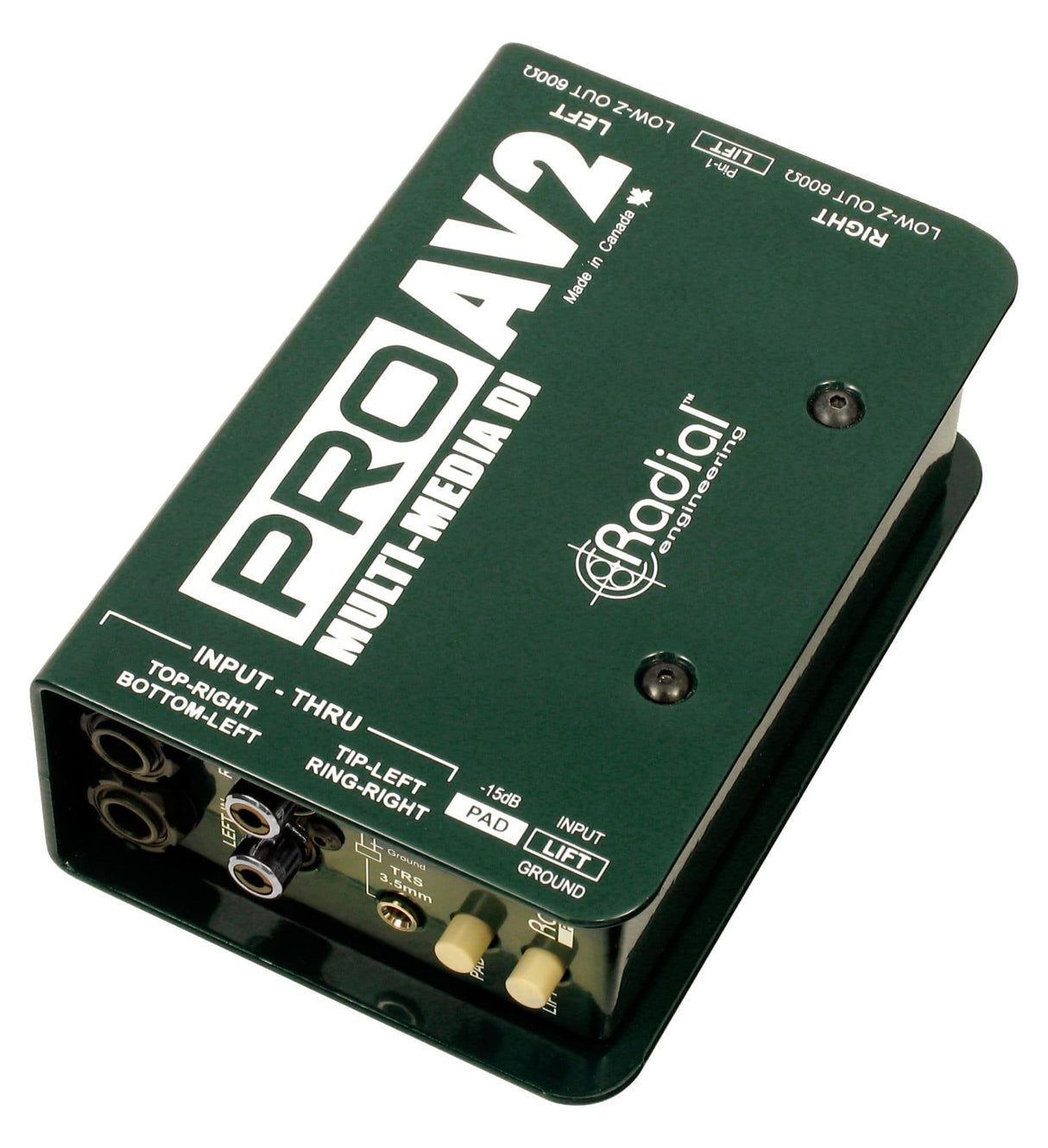 Radial ProAV2 Two Channel Passive Direct Injection Box (Used) - used
