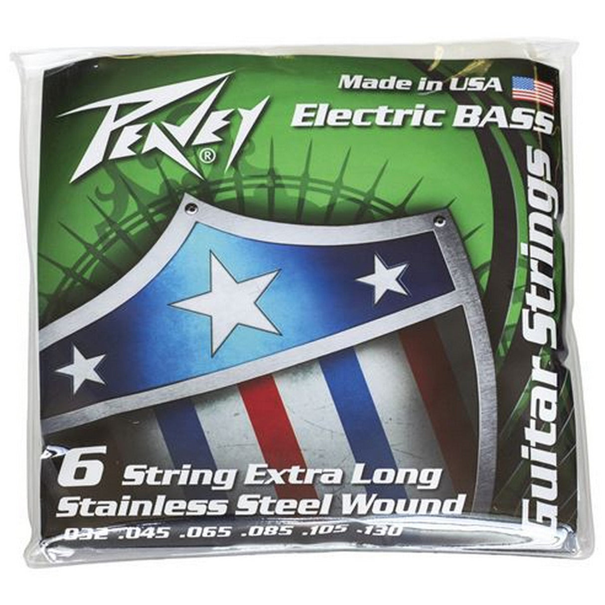 Peavey Stainless Steel-Wound 6-String Bass Strings XLS - accessories