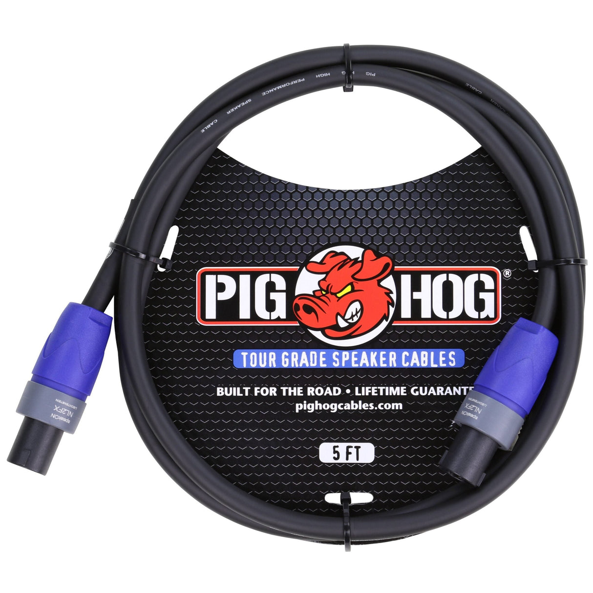 Pig Hog PHSC5SPK Speaker Cable 5ft S-PackON to S-PackON