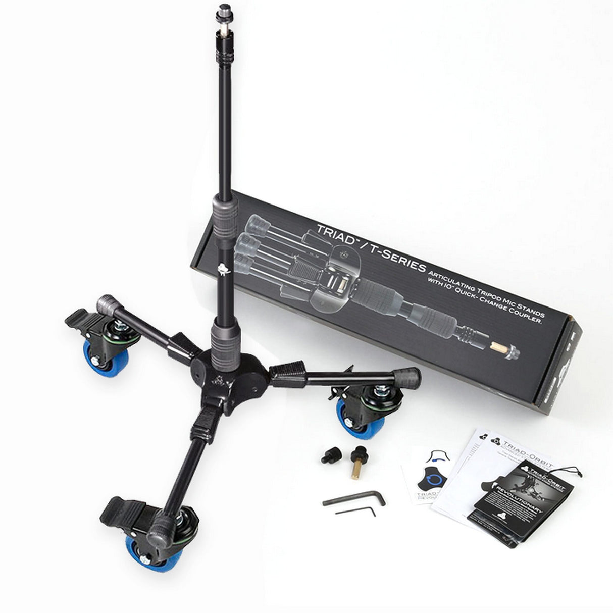 Triad-Orbit Triad 1C Short Tripod Stand with Casters (T1C)