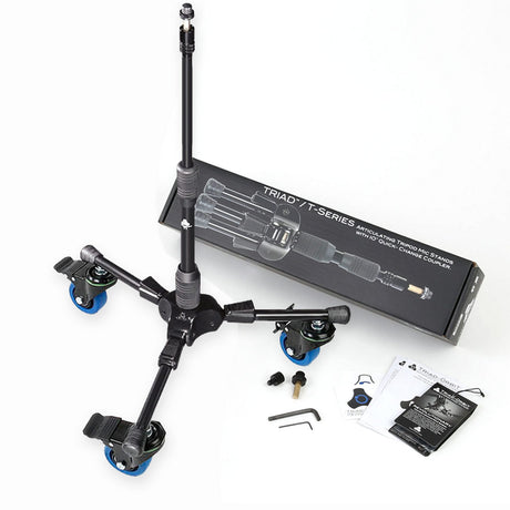 Triad-Orbit Triad 1C Short Tripod Stand with Casters (T1C)