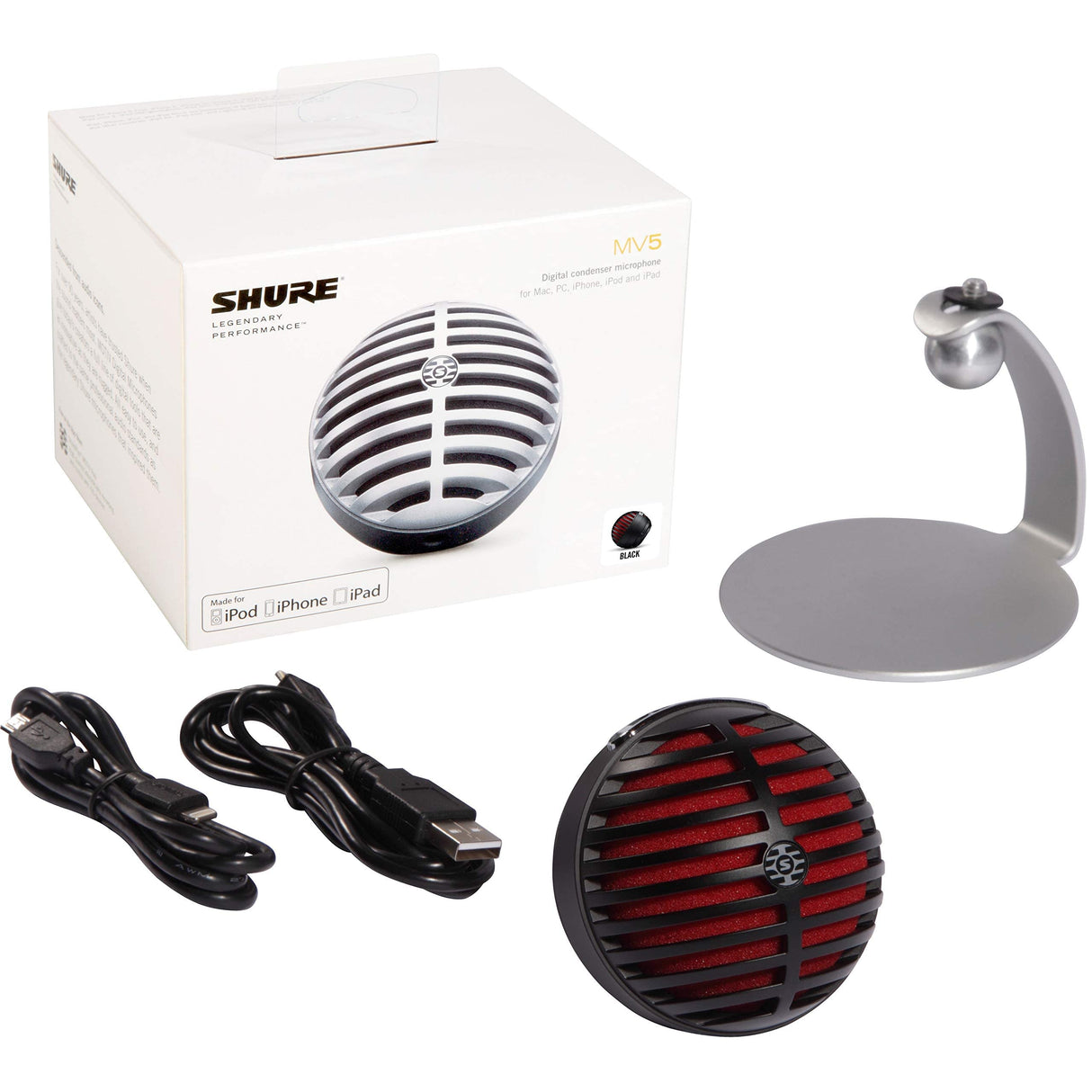 Shure MV5-B-DIG Digital Condenser Microphone