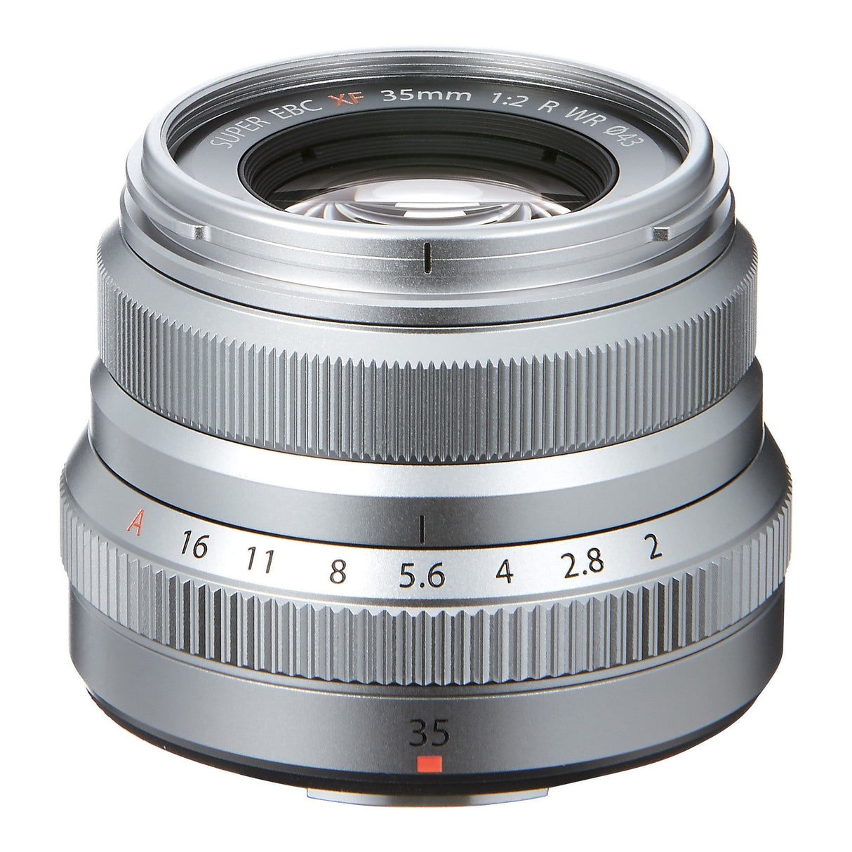 Fujifilm XF 35mm F2 R WR Lens Silver