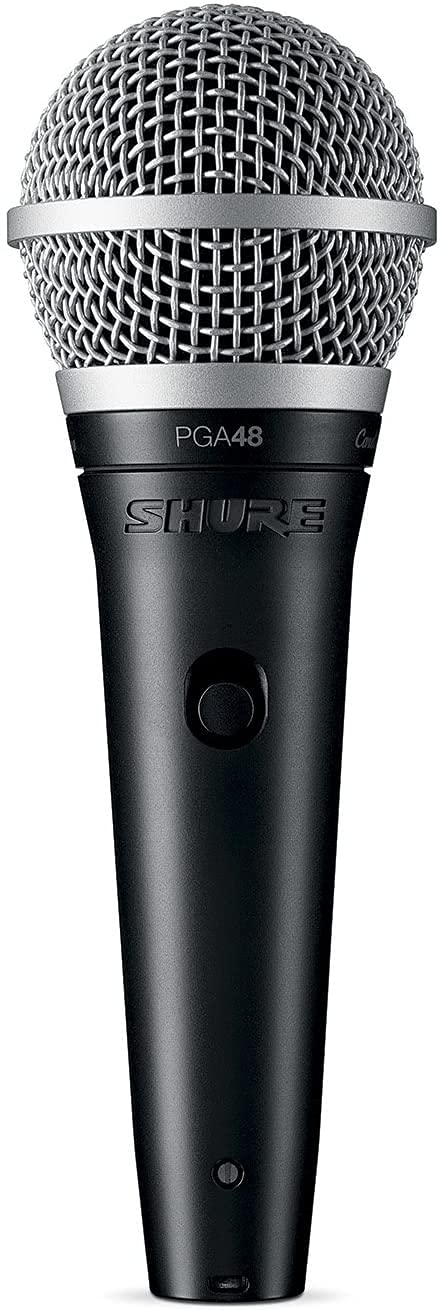 Shure PGA48-XLR Cardioid Dynamic Vocal Microphone XLR-XLR Cable