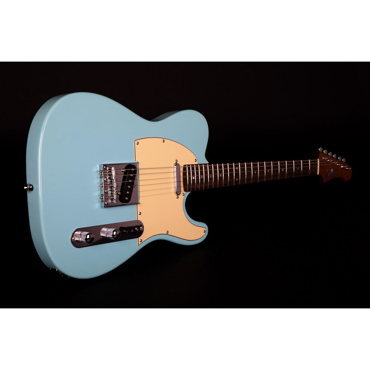 JET Guitars JT 300 BL R SS Basswood Body Electric Guitar with Roasted Maple Neck and Rosewood Fretboard - guitar