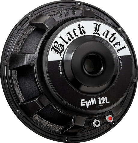 Electro-Voice EVM12L Black Label Zakk Wylde Signature Guitar Speaker - accessories