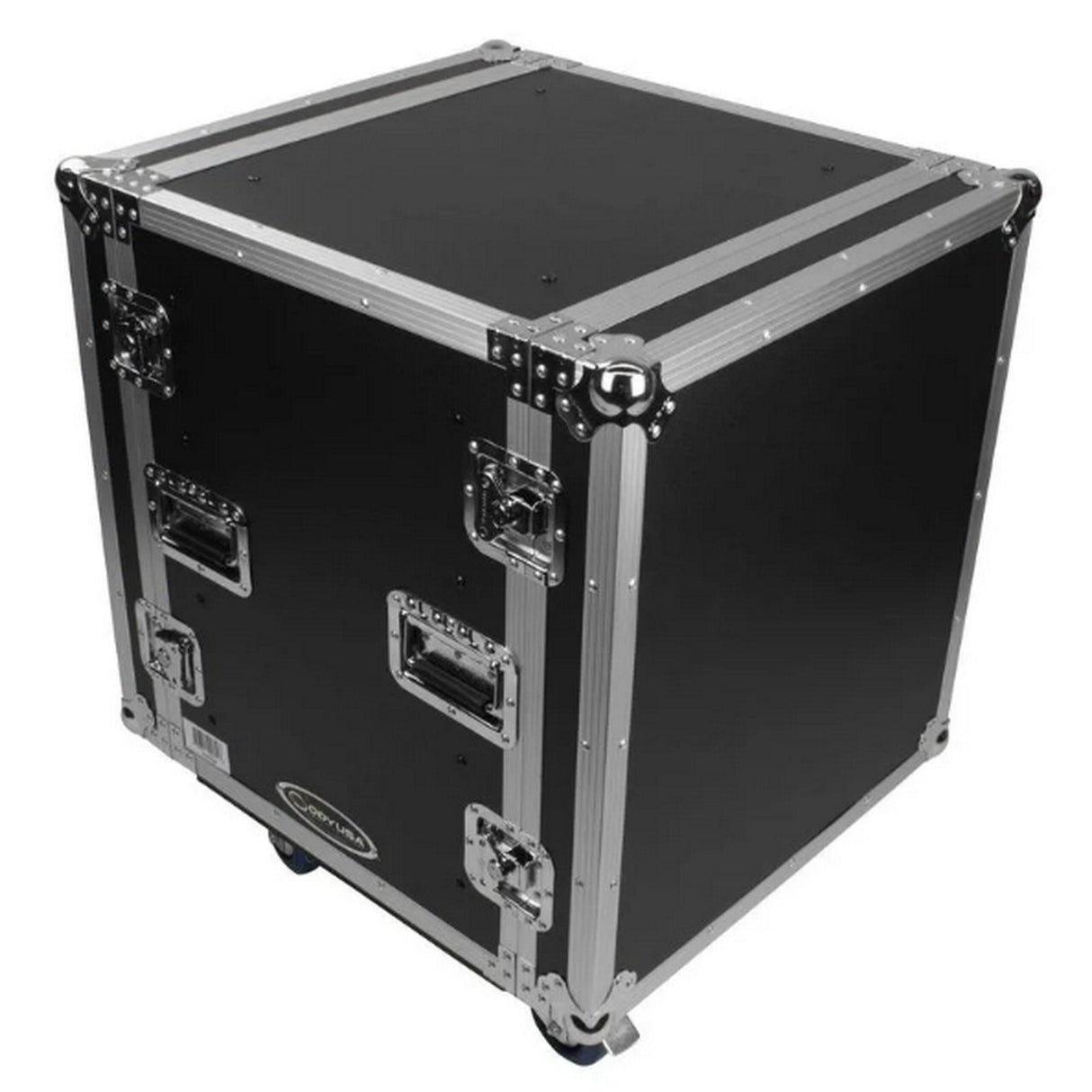 Odyssey 12 Space 22āā Rackable Depth Shock Mount Rack with Wheels