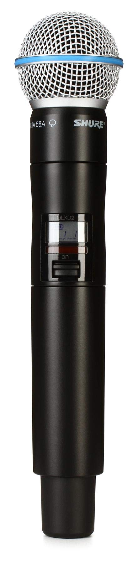 Shure QLXD2/B58 Wireless Handheld Transmitter - G50: 470 - 534 MHz