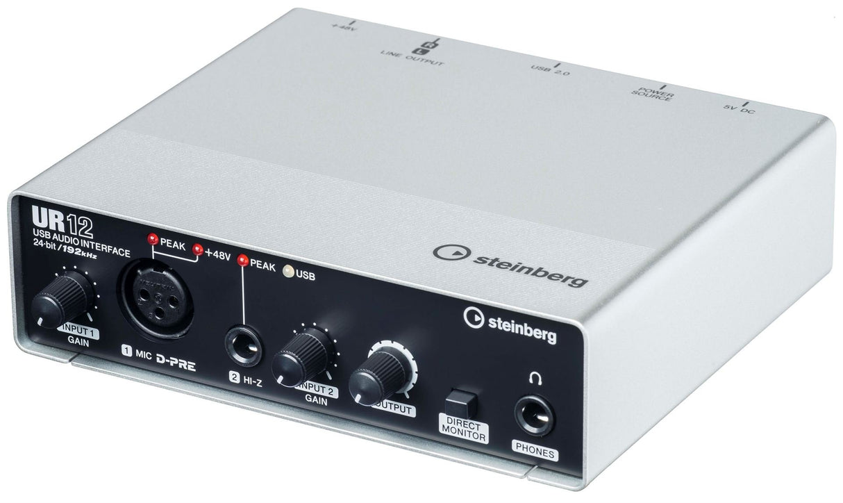Steinberg UR12 2x2 USB Audio Interface with 1x D-PRE