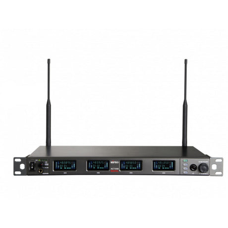MIPRO ACT-848 1U Quad-Channel UHF Wideband Digital Receiver without Dante 5E