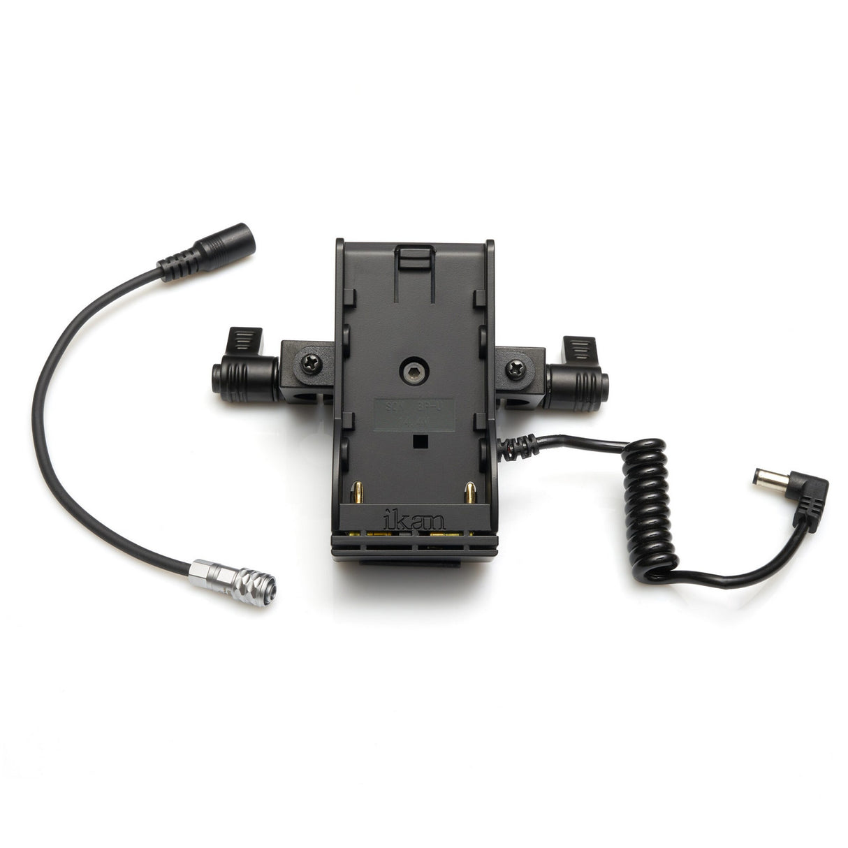 Ikan BMPCC4K6K-PWR-2RD-BPU Stratus Blackmagic Pocket Cinema Camera 4K/6K Dual Rod Mount DV Power Kit for Sony BP-U