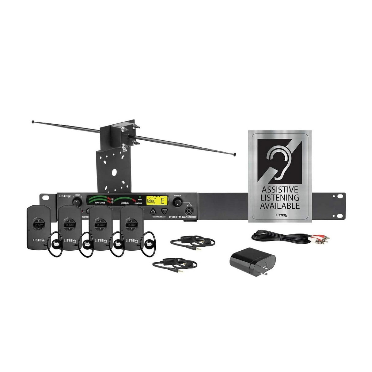 Listen Tech LS-54-072 Listen iDSP Prime Level II Stationary RF System 72 MHz