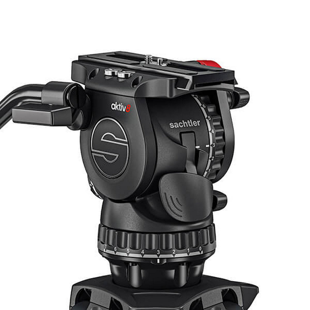Sachtler S2068S aktiv8 Fluid Head Sideload with SpeedLevel and SpeedSwap