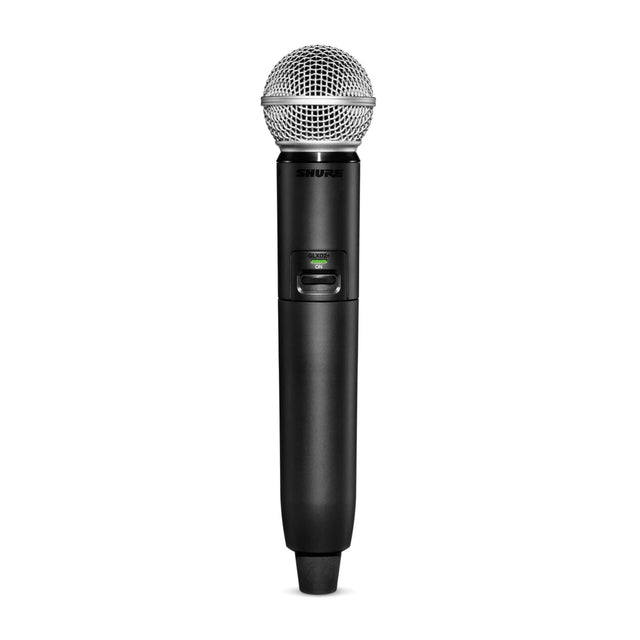 Shure GLXD2 + /SM58 Digital Wireless Dual Band SM58 Handheld Transmitter Z3 2.4 5.8 GHz