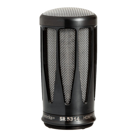 Earthworks SR5314-SB Cardioid Condenser Wireless Microphone Capsule for Sennheiser Transmitters Black with Stainless