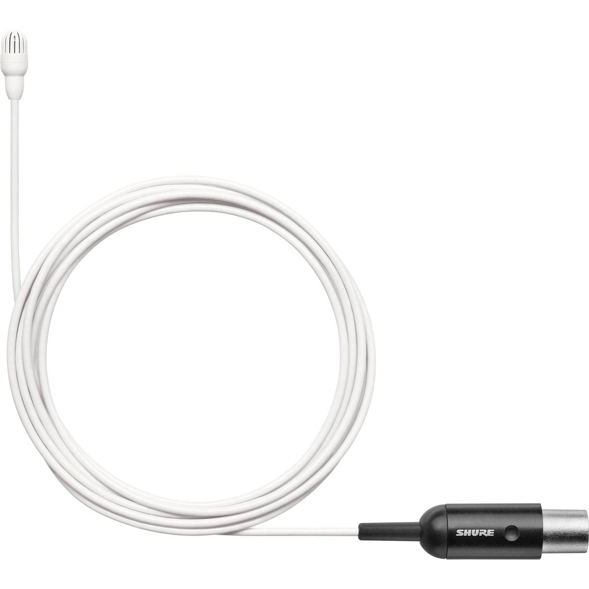 Shure TL47W/O TwinPlex Omnidirectional Subminiature Lavalier Microphone White TA4F Connector No Accessories