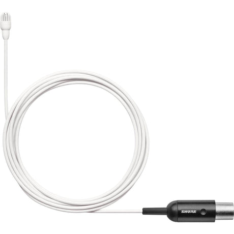Shure TL47W/O TwinPlex Omnidirectional Subminiature Lavalier Microphone White TA4F Connector No Accessories